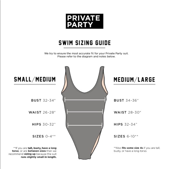 Private Party “Bachelorette” Black One Piece Swimsuit Med/Lrg - Picture 7 of 7